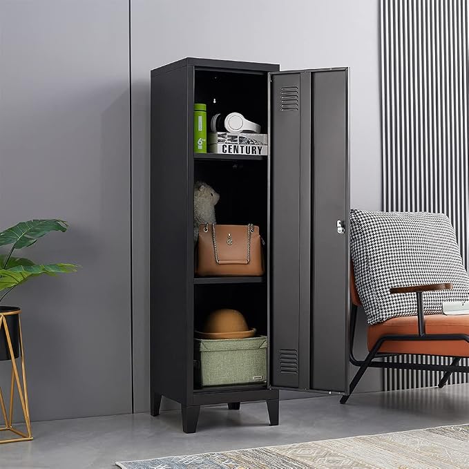 Metal Cabinet, Vertical Steel Storage Cabinet - Image 2
