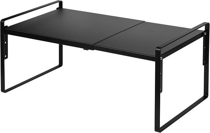 Nxconsu Cabinet Shelf Expandable Height Adjustable Shelf Organizer Riser by Nxconsu