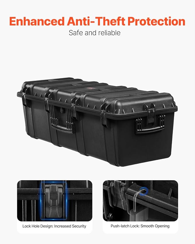 VEVOR Weatherproof Hard Case, Heavy Duty Protective Dry Box Case - Image 6