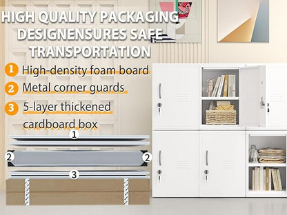 PAOFIN 24.4" H Metal Locker Storage Cabinet - Image 7