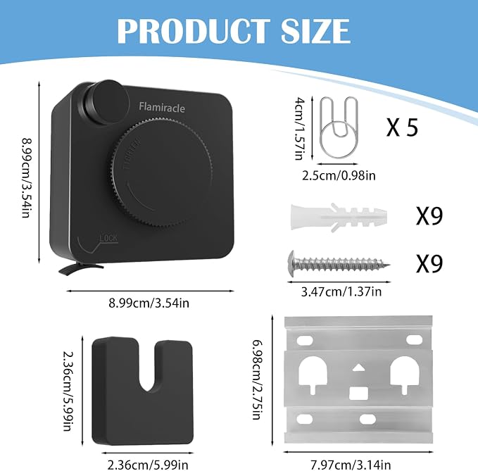Retractable Clothesline Indoor, Non-Sagging Outdoor Clothes Line Retracting - Image 7
