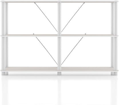 HOMES: INSIDE + OUT Apexa Modern 3-Tier Extra Wide Shelving Units, Collectibles - Image 11
