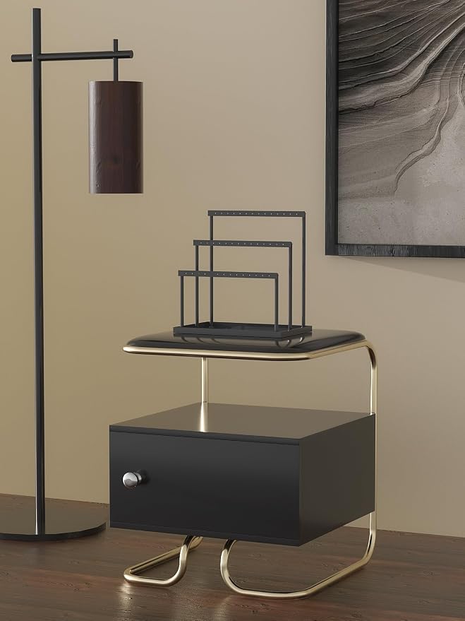3-Tier Earring Organizer Holder Stand, Metal Jewelry Stand - Image 4