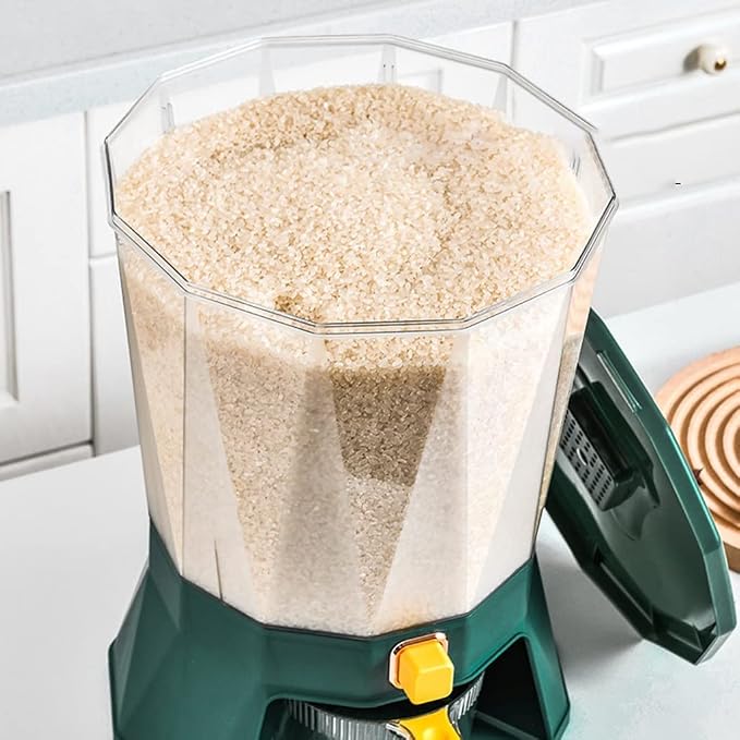 Food Dispenser W/Removable Bulkhead 4-Grid Storage Food Dry Food Container - Image 5