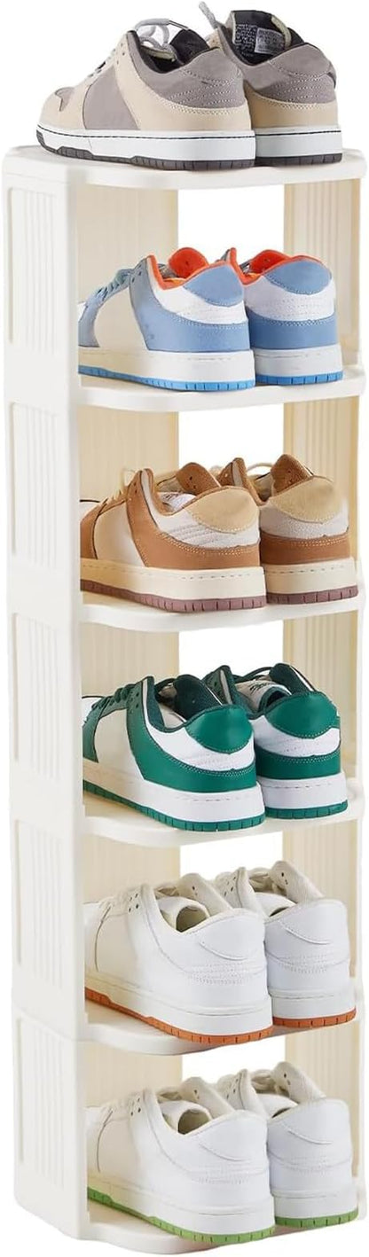 UFORU Vertical Shoe Rack, 6 Tiers Stackable Shoe Rack by UFORU