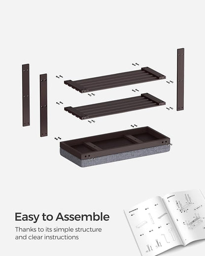 SONGMICS Bamboo Shoe Bench, 3-Tier Shoe Rack Organizer - Image 6