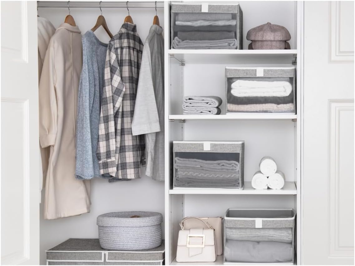 StorageWorks Closet Storage Bins, Large Storage Baskets - Image 3