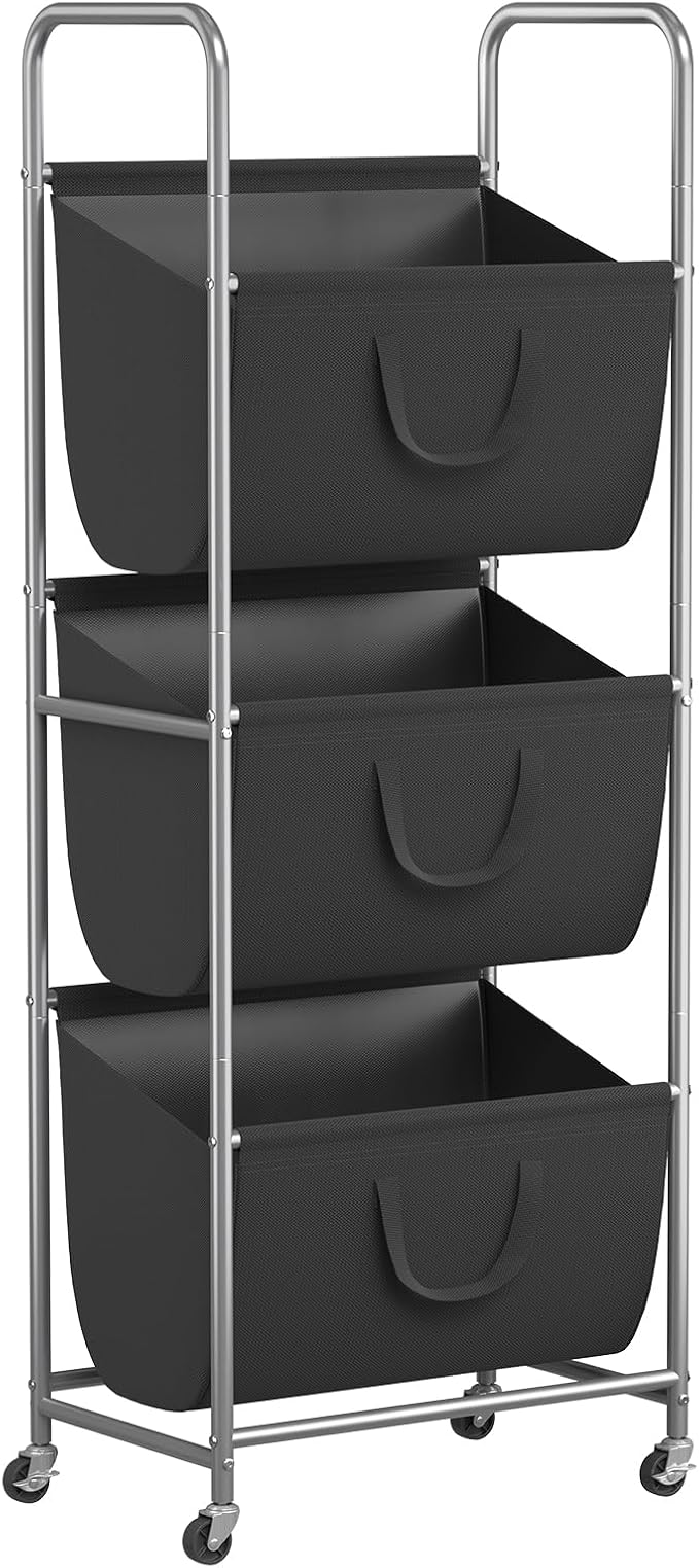 ELYKEN 120L Vertical Rolling Laundry Hamper by ELYKEN