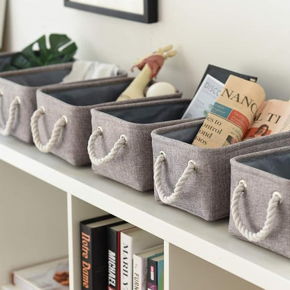 TheWarmHome Foldable Small Storage Baskets - Image 4