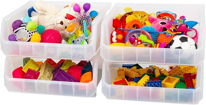 Plastic Containers for Organizing and Storage Bins for Closet, Garage or Pantry - Image 7