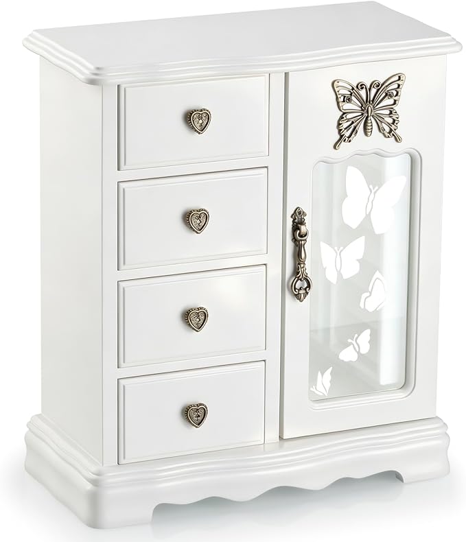 RR ROUND RICH DESIGN Solid Wood Jewelry Box - Image 8