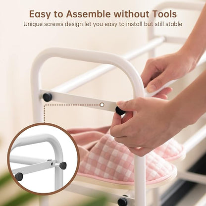 Gonfoam Expandable 2-Tier Shoe Rack - Image 3
