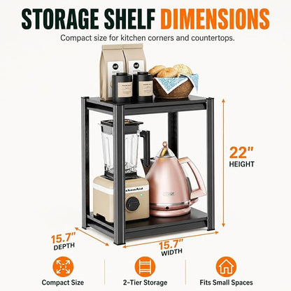 Garage Shelving 2-Tier Metal Storage Shelving Unit, Boltless Adjustable - Image 3