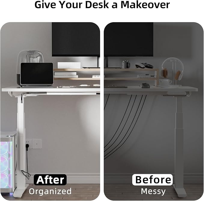 YECAYE 157in Cable Management, Cord Organizer, Easy Install Self-Adhesive Cable - Image 7