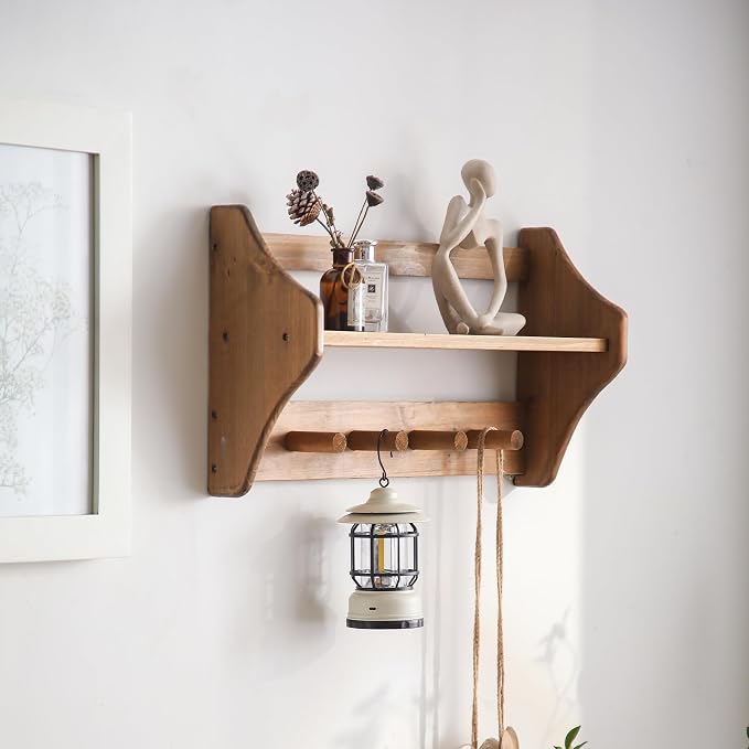 100% Solid Wood Wall Hooks - Image 2