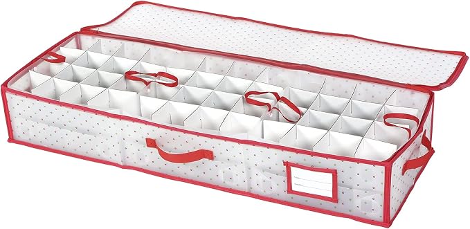 Sattiyrch Plastic Christmas Ornament Storage Box - Image 7