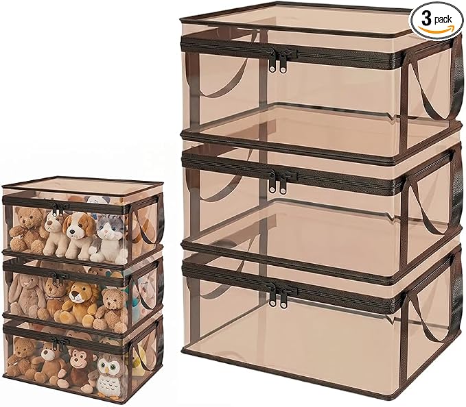Large Clear Plastic Storage Box by Unknown