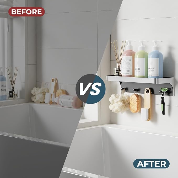 Shower Caddy Adhesive, Shower Shelve - Image 7