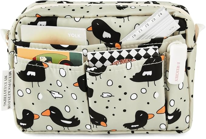 E-WEICHEN Multiple Pockets Portfolio Organizer by E-WEICHEN