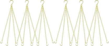 garini 6 Pack, 23 Inch Hanging Baskets Chain, Replacement Plant Hangers by garini