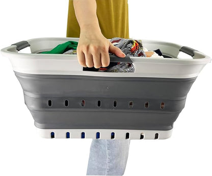 SAMMART 42L Collapsible Plastic Laundry Basket - Image 7