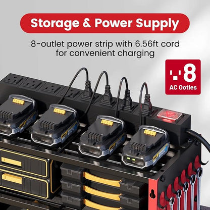 4 Layers Power Tool Organizer Wall Mount - Image 5
