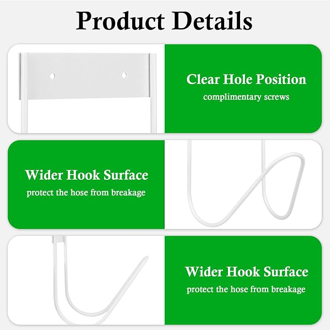 Hose Holder, Hose Hanger Wall Mount - Image 3