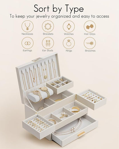 Vlando 3 Layer Jewelry Box - Image 3