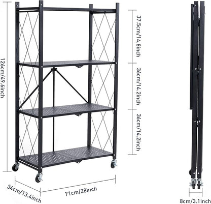 BRIAN & DANY 4-Tier Foldable Storage Shelves - Image 3