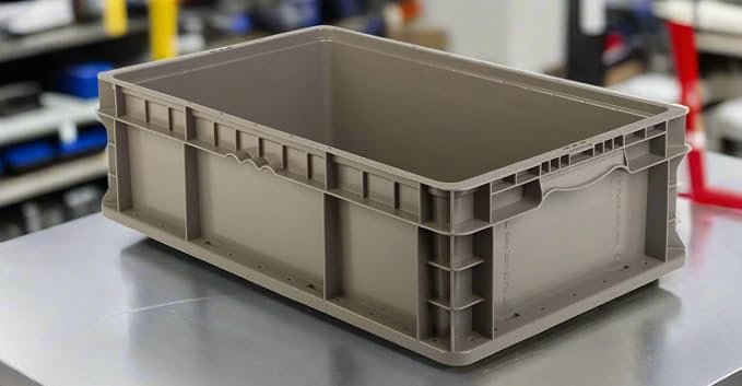 Hudson Exchange 24 x 15 x 7.5" Straight Wall Handled Storage Container Tote - Image 6