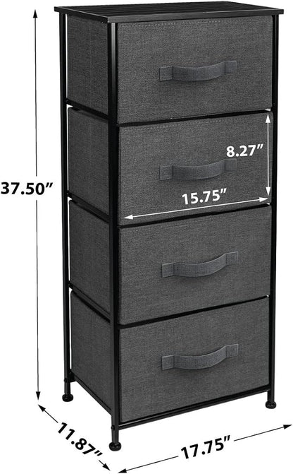 Sorbus Nightstand with 4 Drawers - Image 3