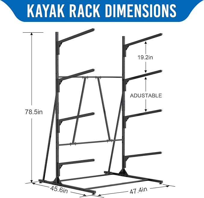 Kayak Storage Rack, Kayak Wall Mount Rack, Kayak Rack - Image 6