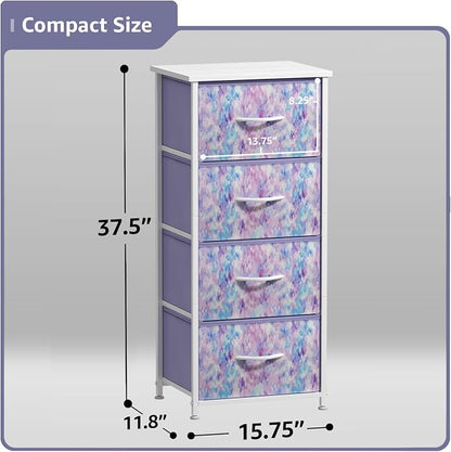 Sorbus Dresser Storage Tower, Organizer Drawers - Image 3