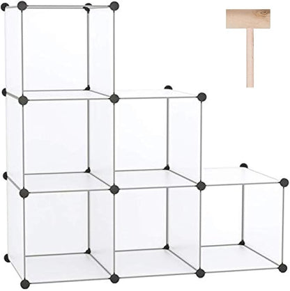 C&AHOME Cube Storage Organizer, 6-Cube Shelves Units, Closet Cabinet, DIY by CAHOME