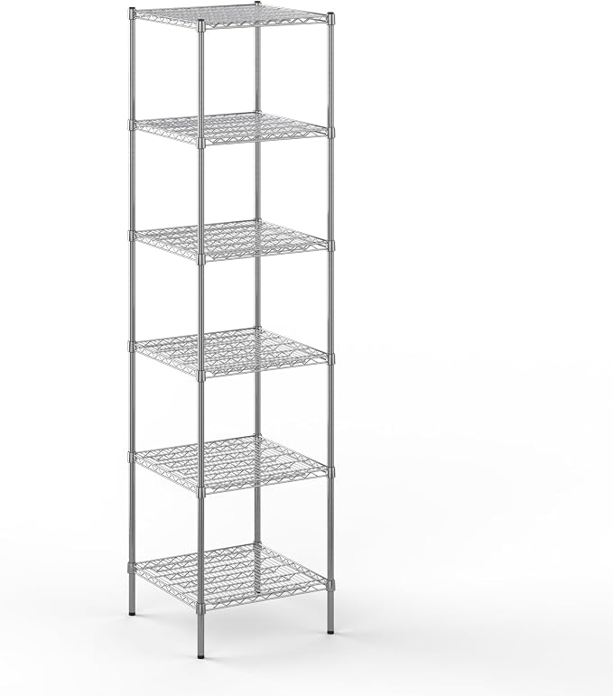 24" Deep x 24" Wide x 96" Height Wire Shelving Kit | 6-Tier | NSF Commercial by Regal+Altair