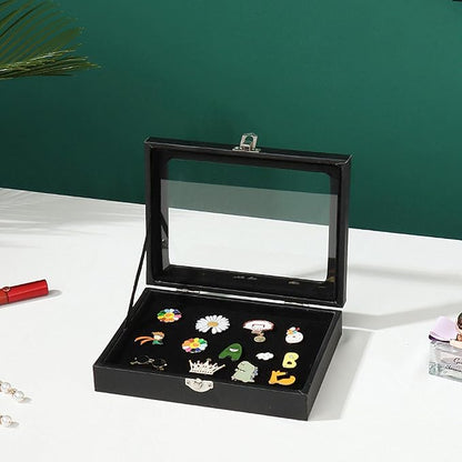 TANG SONG 7.9''x 6'' Brooch Storage Box Lapel Pin Display Case Jewelry - Image 4