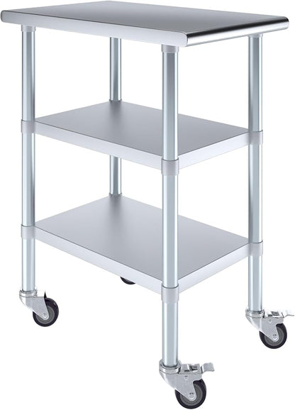 AmGood Stainless Steel Work Table by AmGood