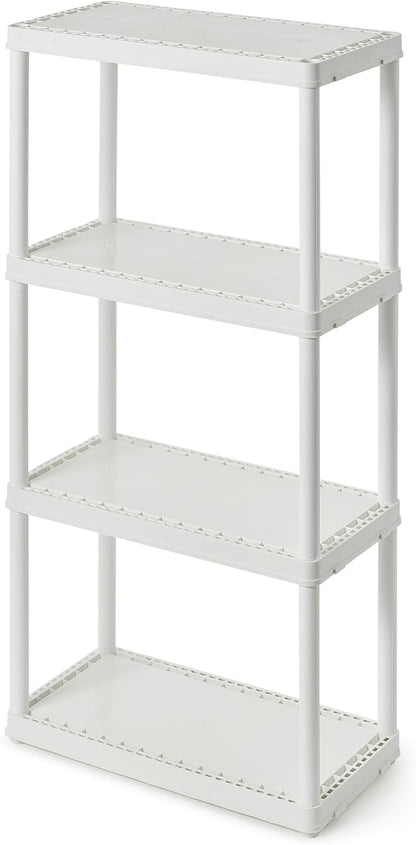 Gracious Living 4 Shelf Fixed Height Solid Light Duty Storage Unit 12 x 24 x - Image 9