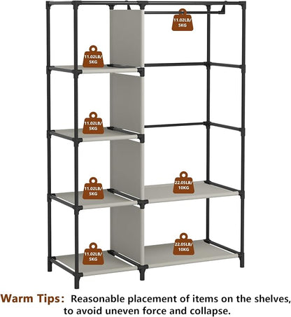 Calmootey Portable Closet Organizer, Space-Saving Storage System - Image 8