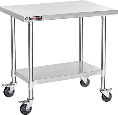 DuraSteel 24x36 NSF Stainless Steel Cart by DuraSteel