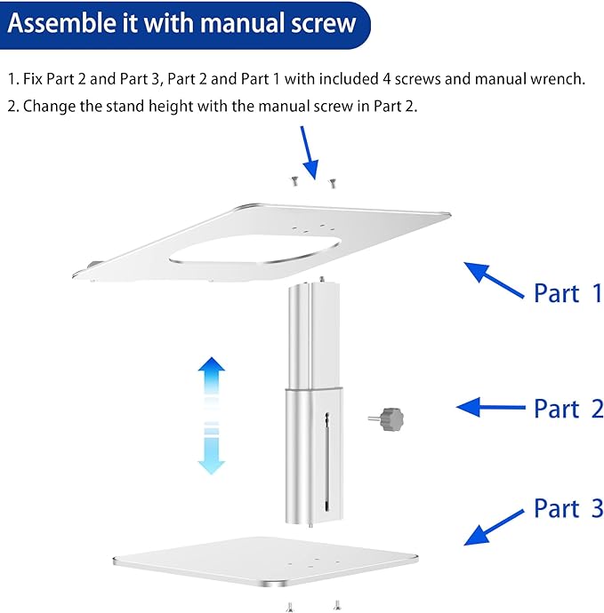 BESIGN LSX6N Laptop Stand, Ergonomic Adjustable Notebook Riser Holder, Computer - Image 5