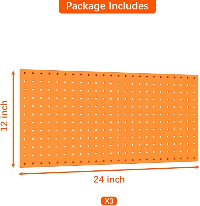 TORACK 3 PCS Metal Pegboard Panels - Image 4