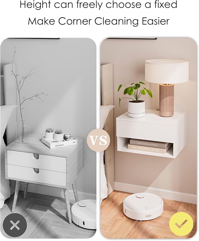 Floating Nightstand, Small Modern Floating Nightstand - Image 6