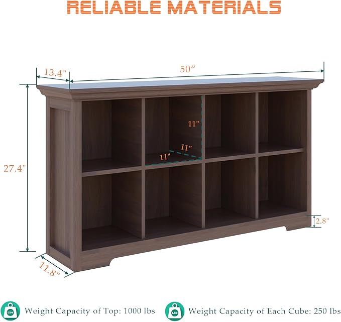 Cube Shelf Bookcase with Base - Image 3
