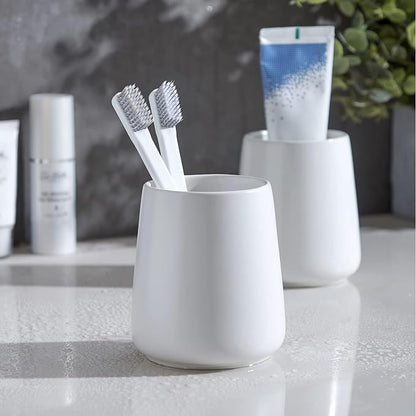 White Toothbrush Holder for Bathroom - Image 5