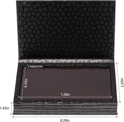 Allwon 4-Layer Book Shaped Magnetic Palette Large Empty Makeup Palette Storage - Image 3