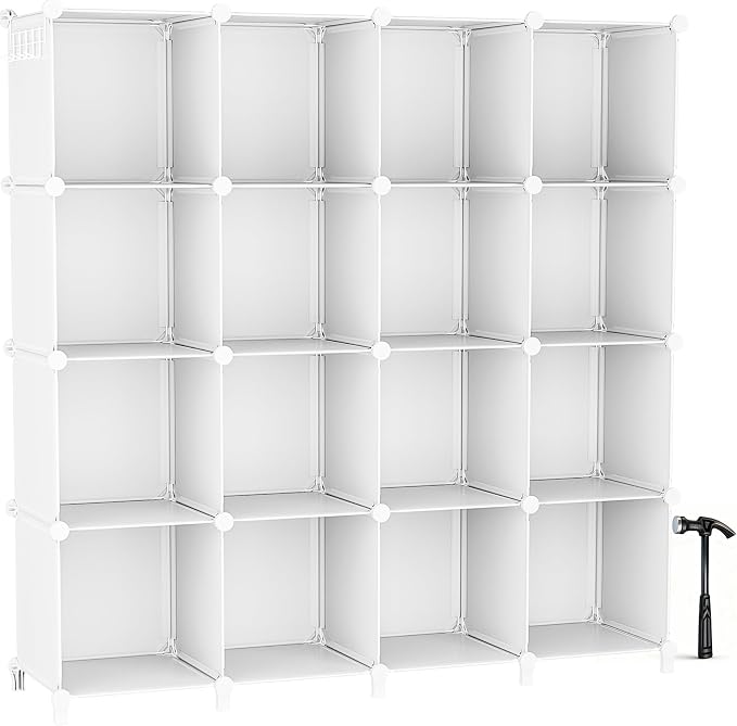 Neprock 16 Cubby Storage Organizer, Closet Clothes Storage Organizer, Cube by Neprock