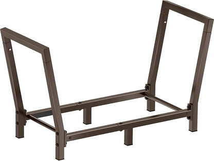 34 Inch Firewood Rack Outdoor Indoor, 2.7ft Wood Storage Rack Stand, Heavy Duty - Image 9