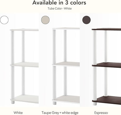 Homes: Inside + Out Apexa Modern 2-Tier Extra Wide Shelving Units, Collectibles - Image 4