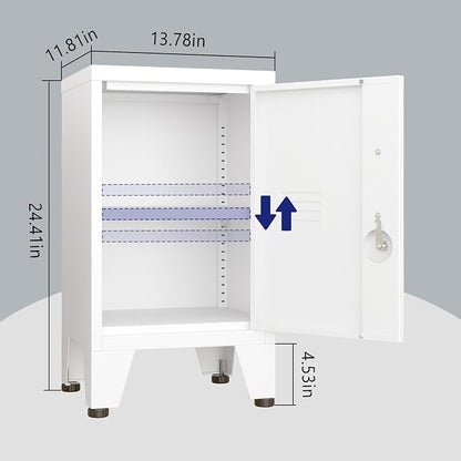 PAOFIN 24.4" H Metal Locker Storage Cabinet - Image 2